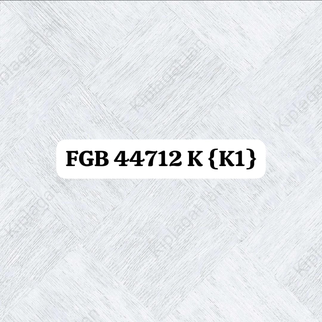 Gray woven-pattern floor tile — FGB 44712 K