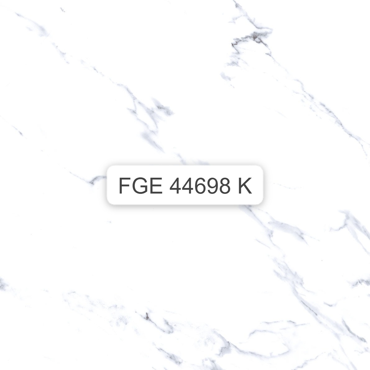 White Carrara marble tile — FGE 44698 K