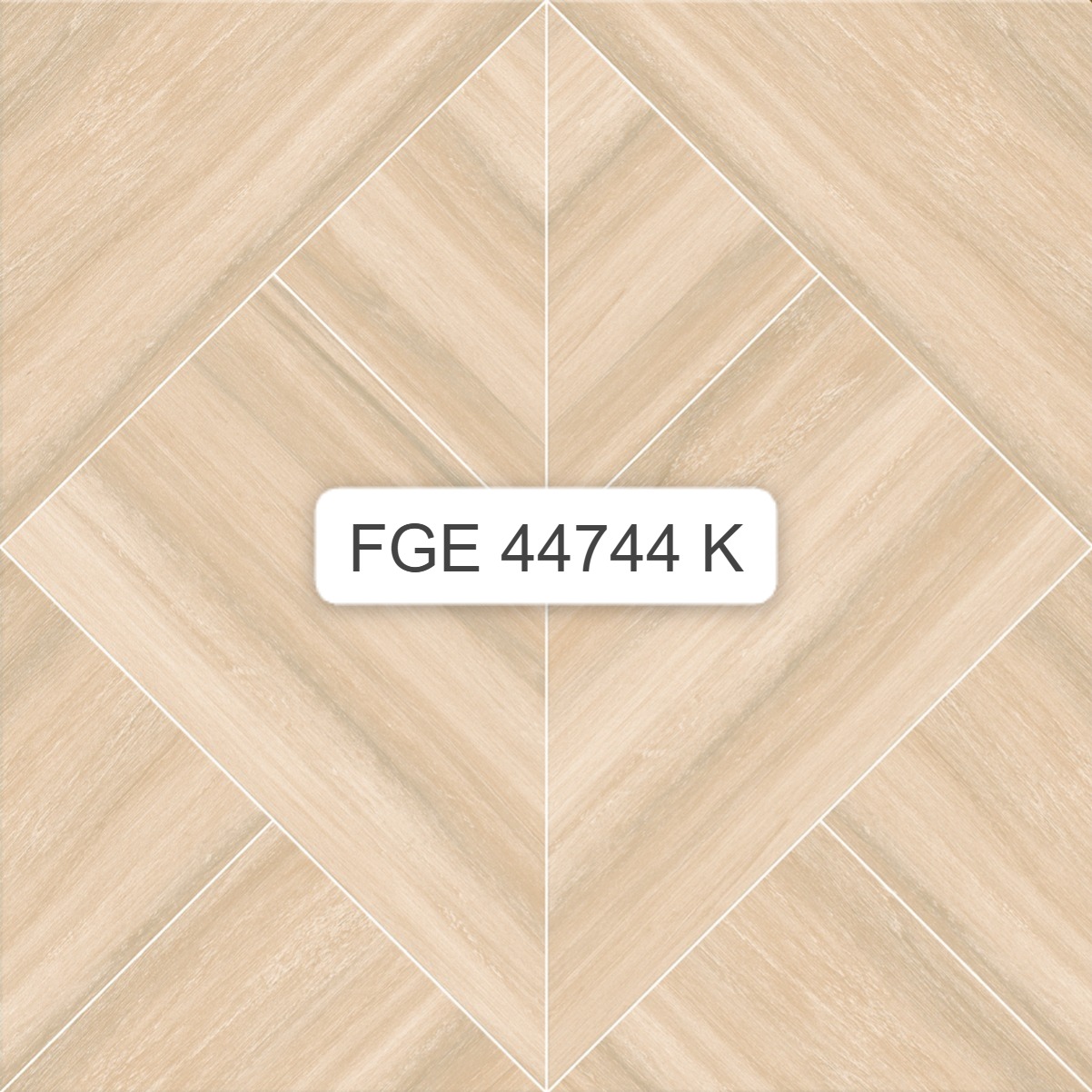 Beige herringbone wood tile — FGE 44744 K