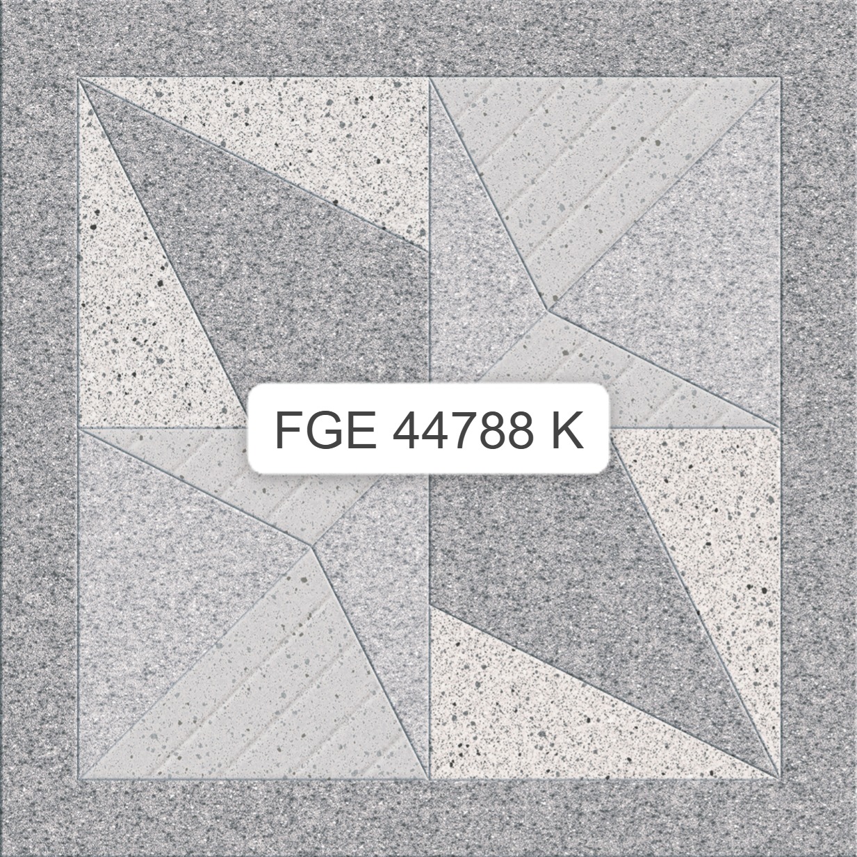 Geometric terrazzo pattern tile — FGE 44788 K